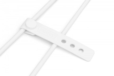 Kabel połączeniowy silikonowy USB-A - USB-C, USB 2.0 60W, 0,5m Biały Digitus