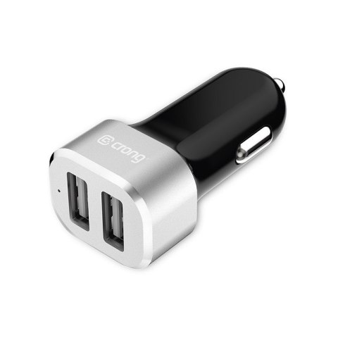 Ładowarka samochodowa Power Car Charger 24W - 2xUSB 2.4A CRONG