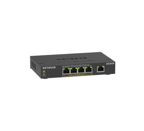 Przełącznik niezarządzalny GS305P-300EUS PoE+ Gigabit 5-portowy SOHO z serii 300 Netgear