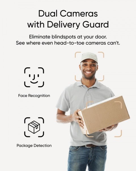 Dzwonek do drzwi video B2C E340 czarny Iteration 1 Anker