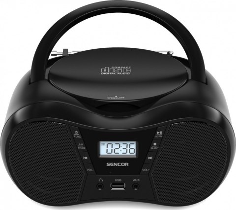 Radioodtwarzacz CD SPT 2300 BK CD/MP3/USB/BT Radio FM Sencor