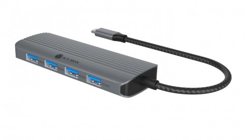 Stacja dokująca IB-DK4022a-CPD 6w1, HDMI,USB,PD IcyBox
