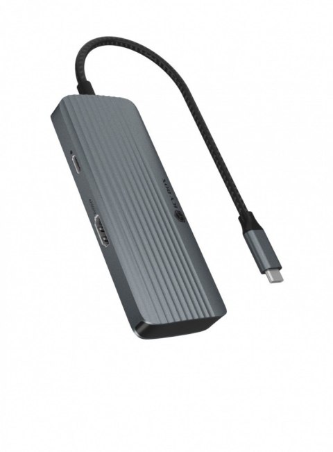 Stacja dokująca IB-DK4022a-CPD 6w1, HDMI,USB,PD IcyBox