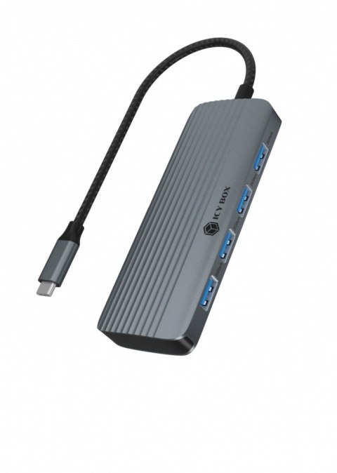Stacja dokująca IB-DK4022a-CPD 6w1, HDMI,USB,PD IcyBox