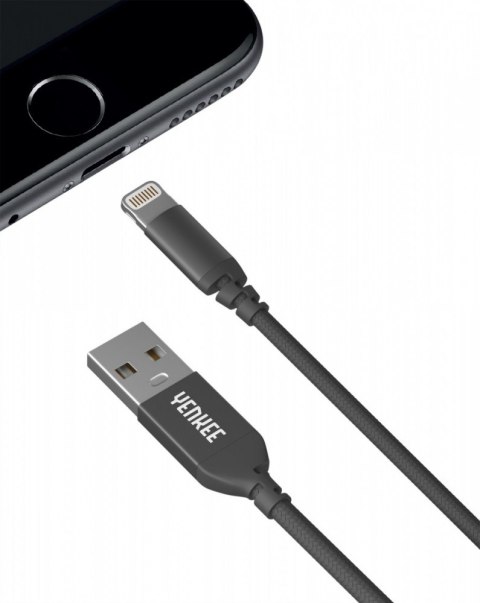 Ładowarka sieciowa USB + kabel Lightning 1 metr USB A 12W 2,4A YENKEE