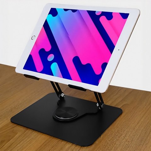 Obrotowa, ergonomiczna podstawka pod laptopa 10-17 LAPTOP STAND ROTO MT2662 pełna regulacja Media-Tech