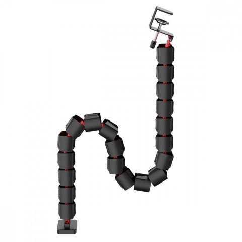 Organizer kabli, 1345mm czarno czerwony RS125 Maclean