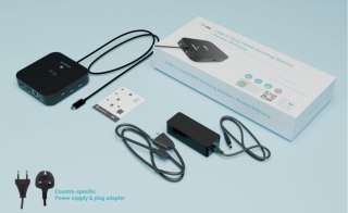 Stacja dokująca USB-C 2x HDMI Dock PD + Ładowarka 100W I-tec