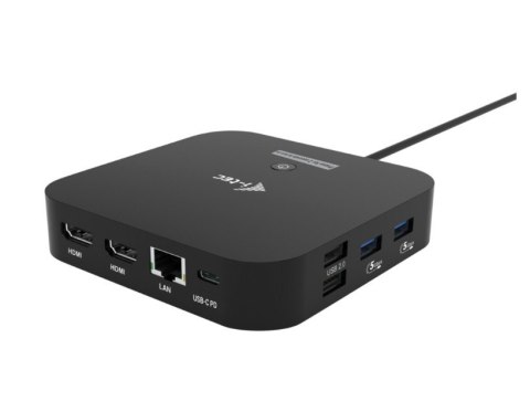 Stacja dokująca USB-C 2x HDMI Dock PD + Ładowarka 100W I-tec