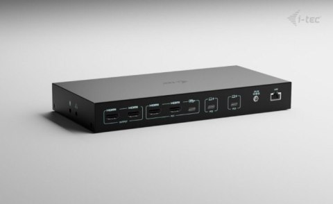 Stacja dokująca USB-C KVM Dock PRO Three Hosts Dual Video 2x Power Delivery max 92W I-tec