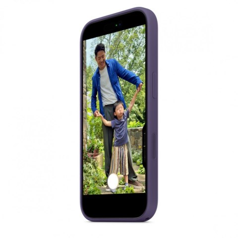 Etui silikonowe z MagSafe do iPhonea 17 - mleczny fiolet Apple