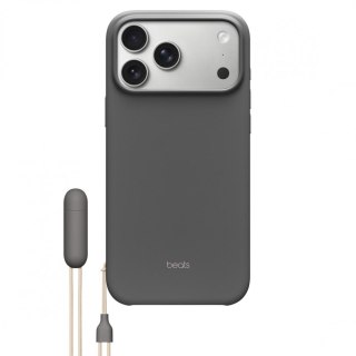 Etui z podpórką Beats Kickstand zgodne z MagSafe i panelem Sterowanie aparatem do iPhonea 17 Pro Max - szafirowy szary Apple