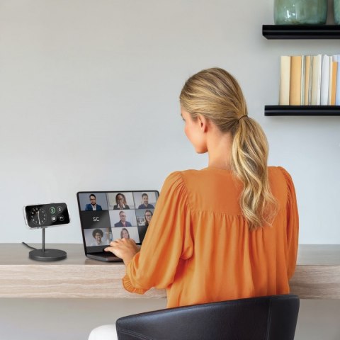 Ładowarka indukcyjna fast charge 15w czarna Hama