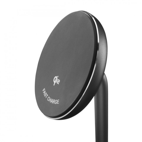 Ładowarka indukcyjna fast charge 15w czarna Hama