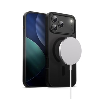 Etui Hybrid Frost MAG Cover iPhone 17 Pro Max MagSafe Czarne CRONG