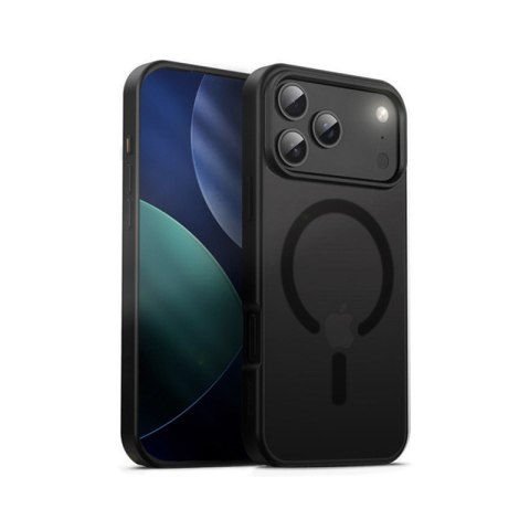 Etui Hybrid Frost MAG Cover iPhone 17 Pro Max MagSafe Czarne CRONG