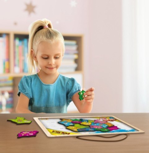 I'M A Genius Magnetyczna mapa Polski Lisciani