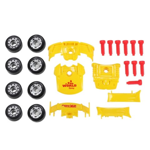 Samochód sportowy do rozkręcania konstrukcyjny do tuningu światło dźwięk Kik Sp. z o. o. Sp. k.