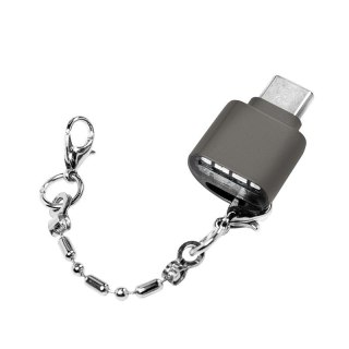 Czytnik kart microSD, USB-C, typu brelok LogiLink