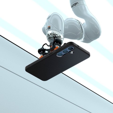 Etui na Samsung Galaxy S25 Liquid Air - czarny-mat SPIGEN