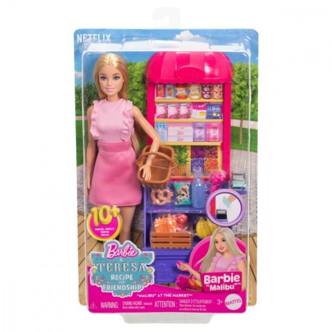 Lalka Barbie Malibu na zakupach Mattel