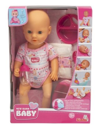 New Baby Born Bobas z akcesoriami, gumowa Simba
