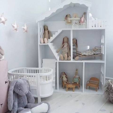 Regał na książki dla dzieci półka domek na zabawki 2w1 LULILO CALLA 116cm XXL Kik Sp. z o. o. Sp. k.