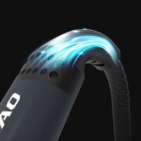 Kabel przewód w oplocie USB-C - iPhone Lightning 30W 1.2m - czarny DUDAO