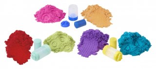 Piasek kinetyczny Wonder Factory Never Dry Sand Bag, Pomarańczowy, czerwony MGA