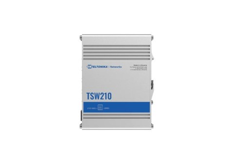 Przełącznik niezarządzalny TSW210 Switch 2xSFP 8xGbE DIN RAIL Back Panel TELTONIKA