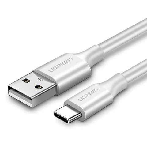 Kabel przewód USB-A - USB-C 3A 25cm - biały UGREEN