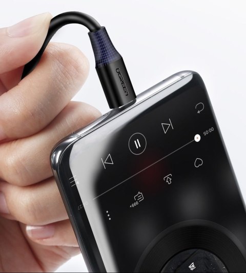 Kabel przewod USB-C - micro USB-B SuperSpeed 3.0 1m czarny UGREEN