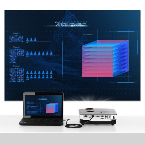 Kabel przewód przejściówka HDMI - micro HDMI 2.0v 4K 60Hz 30AWG 1.5m czarny UGREEN