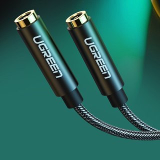 Kabel rozdzielacz audio minijack 3.5 mm - 2x minijack 3.5mm 21cm czarny UGREEN