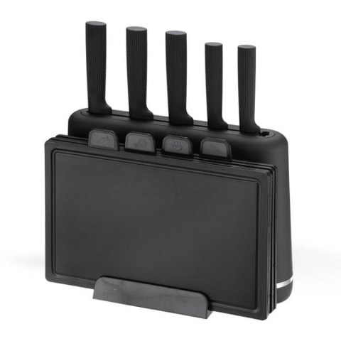 Zestaw noży + desek na podstawce MR-1412-BLACK Feel-Maestro