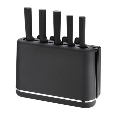 Zestaw noży + desek na podstawce MR-1412-BLACK Feel-Maestro