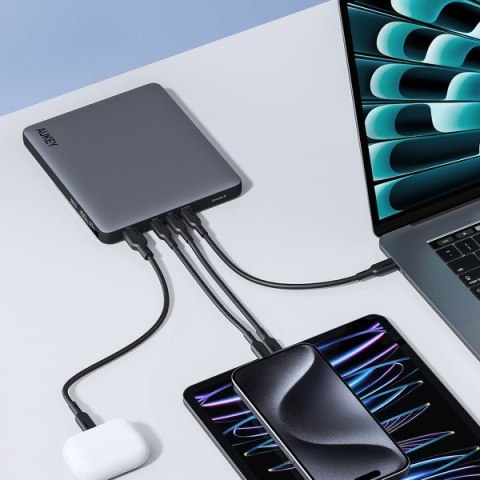 PB-Y44 Power Bank 20000mAh 100W 4xUSB PD 3.0 QC 3.0 LED AUKEY