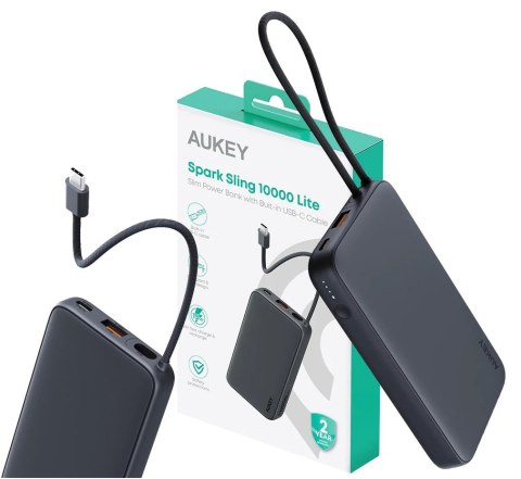 PB-Y53P PowerBank 10000mAh 22.5W 4xUSB kabel USB-C AUKEY