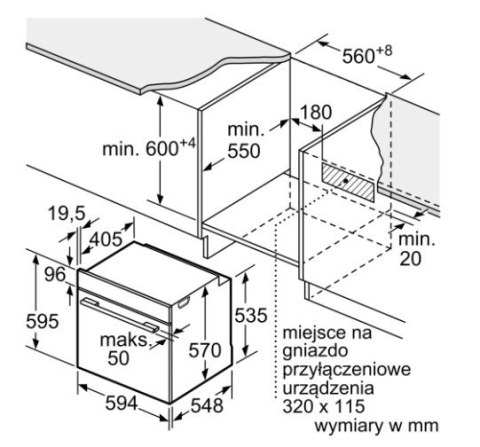 Piekarnik HBA534ES3 Bosch