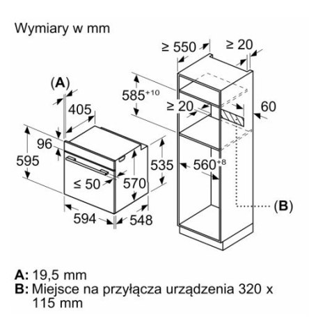 Piekarnik HBA534ES3 Bosch