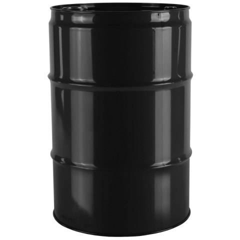 Beczka stalowa metalowa TH 60L korki 2 i 3/4 - CZARNA Beczkopol