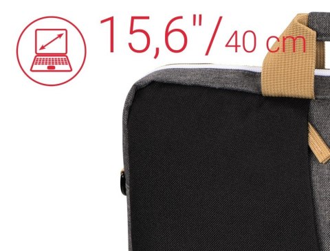 Torba do laptopa Florenz 15,6 cala Czarna/szara Hama