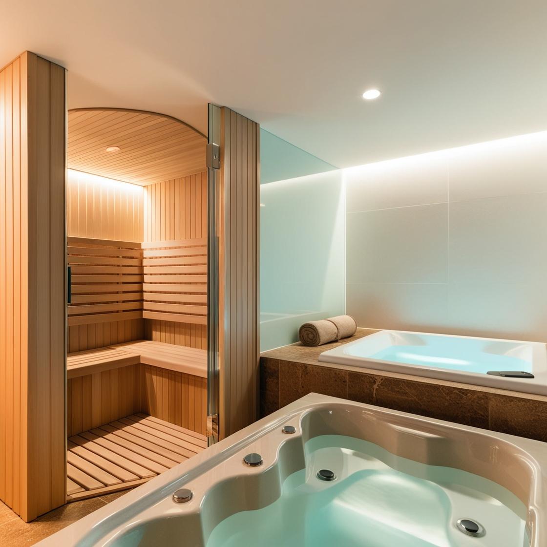Domowe SPA sauny jacuzzi