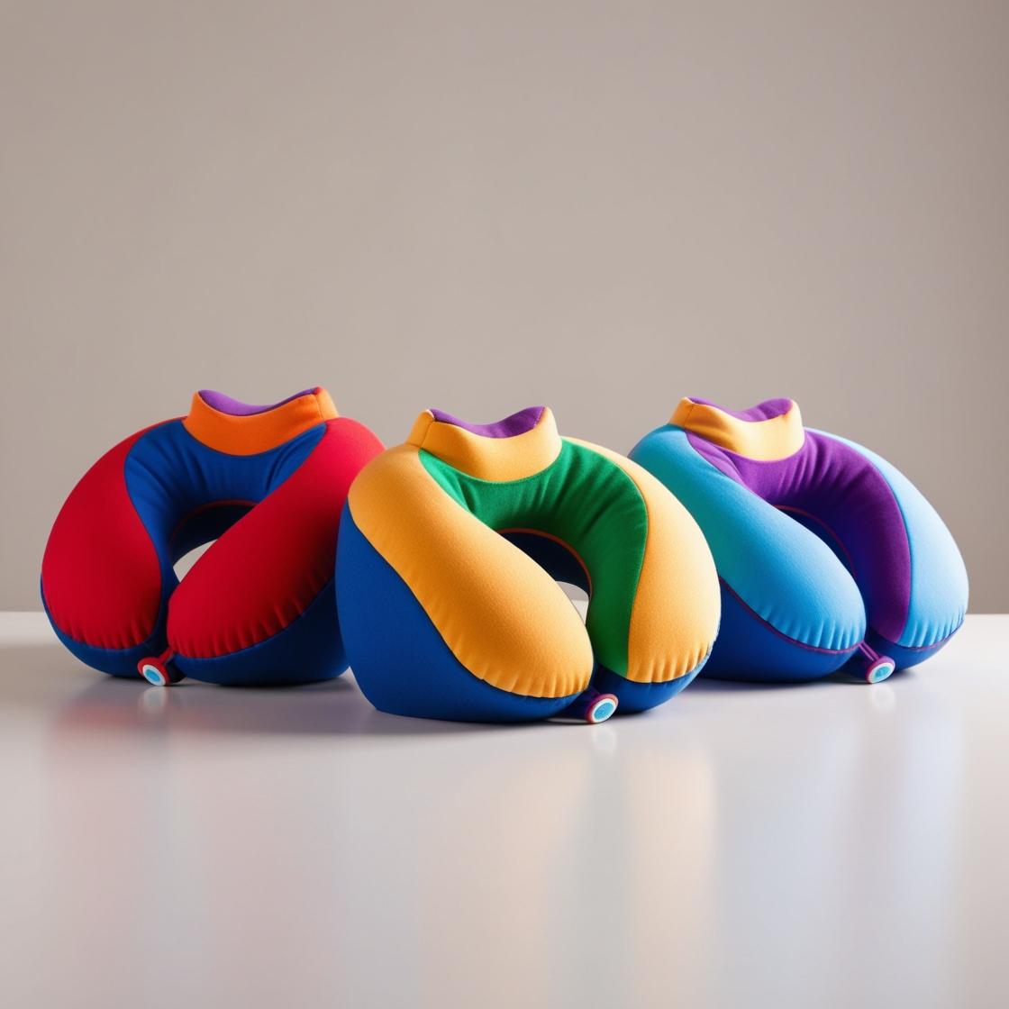 Poduszki na szyję 3D